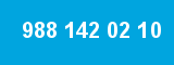 988 142 02 10 988 142 02 10